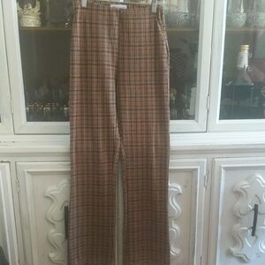 Plaid Brown and Black Pants